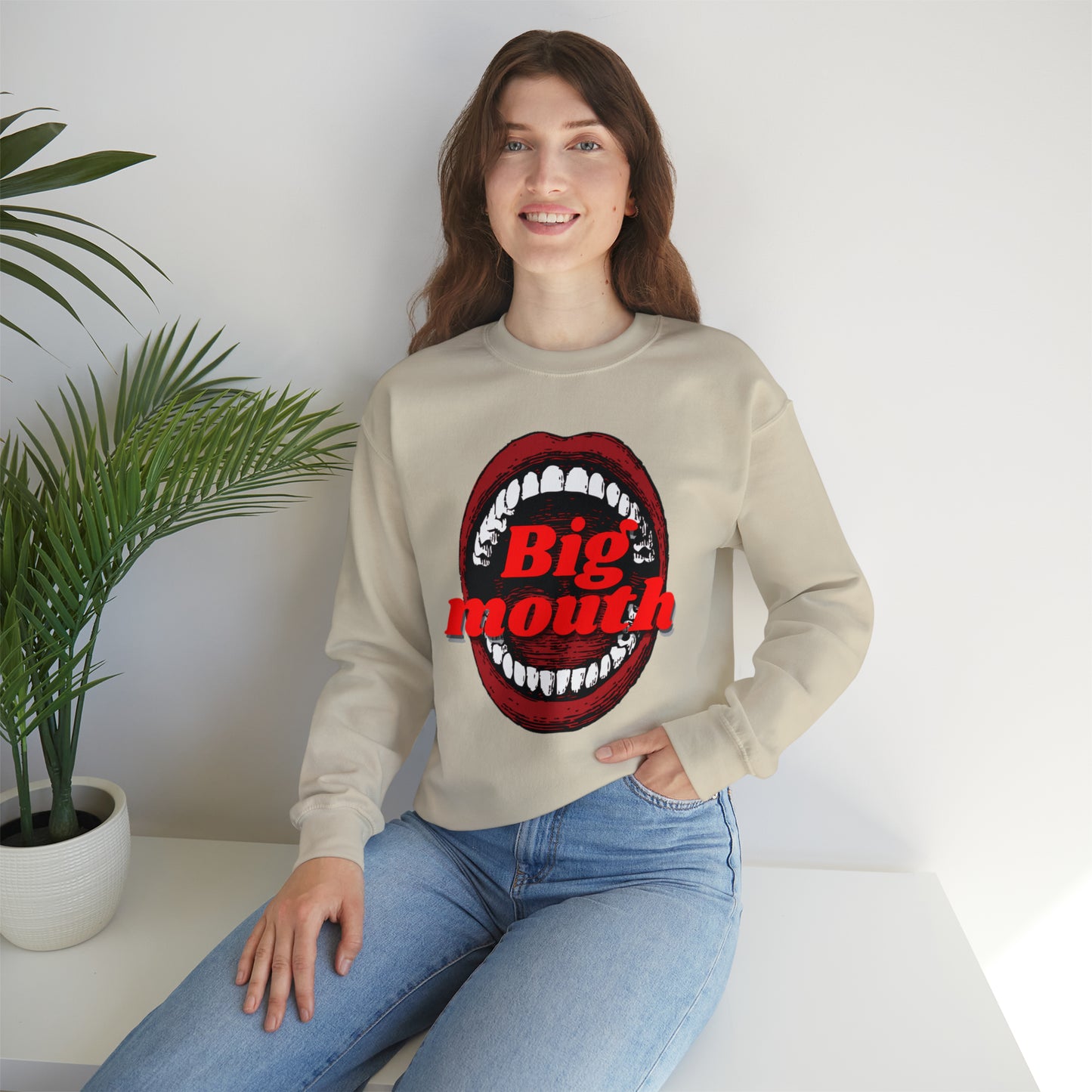 BIG MOUTH Unisex Heavy Blend™ Crewneck Sweatshirt