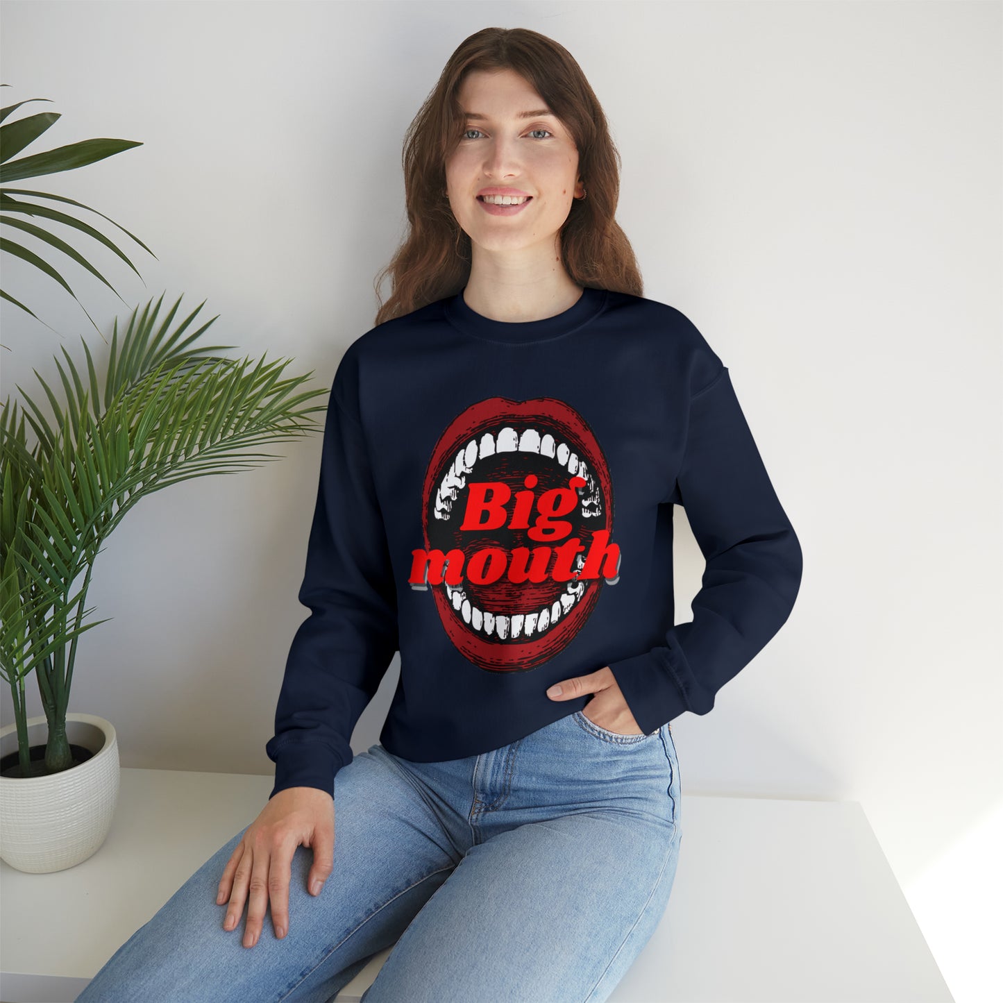 BIG MOUTH Unisex Heavy Blend™ Crewneck Sweatshirt