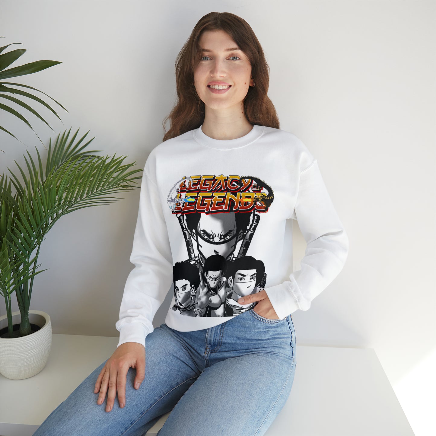 LEGACY OF LEGENDS Unisex Heavy Blend™ Crewneck Sweatshirt