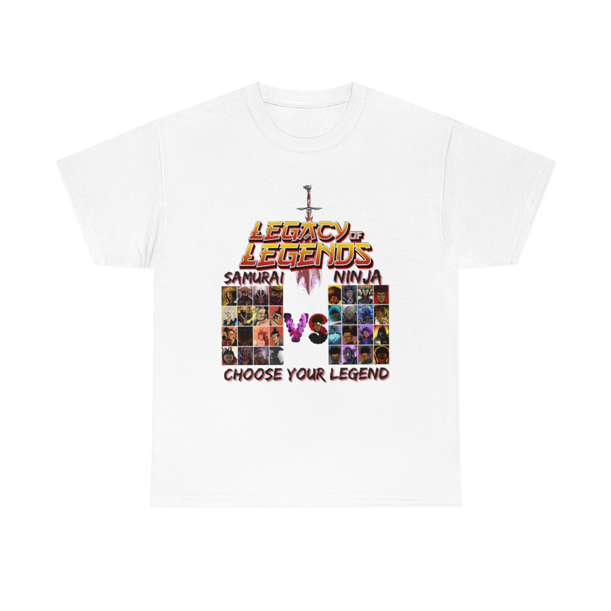 legacy of legends  Heavy Cotton Tee