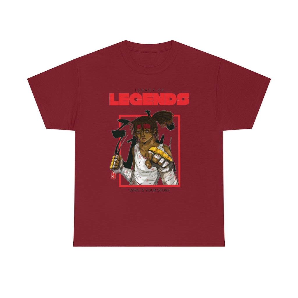 legacy of legends  Heavy Cotton Tee