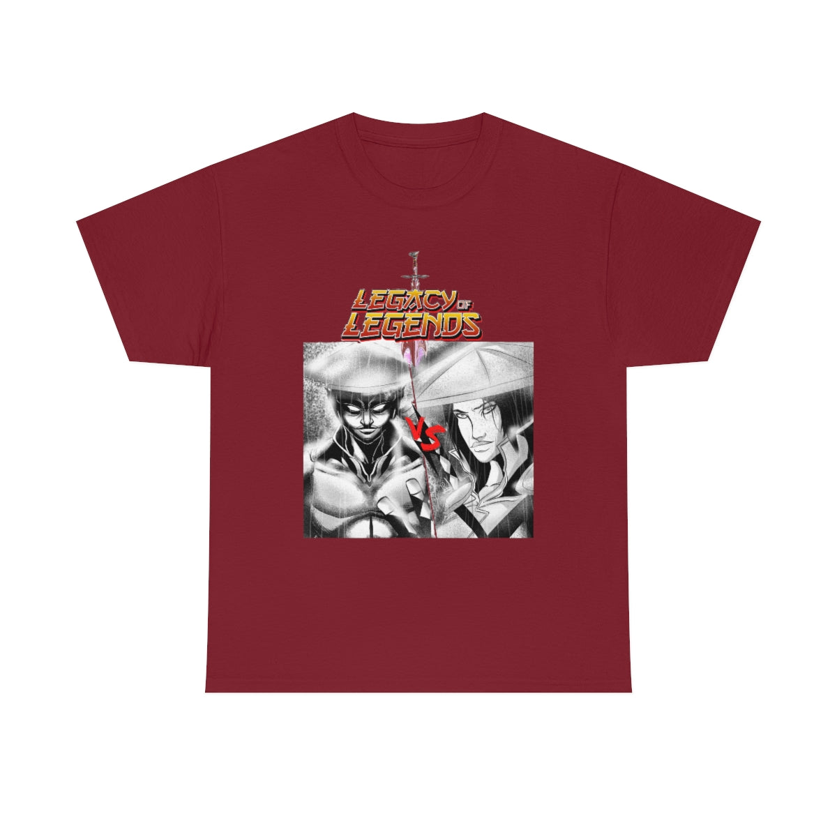 legacy of legends  Heavy Cotton Tee