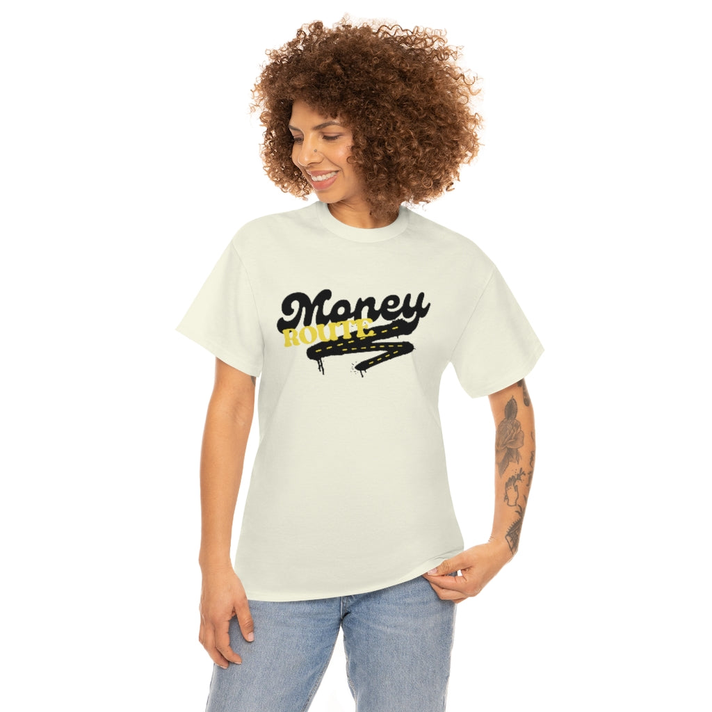 MONEY ROUTE Heavy Cotton Tee