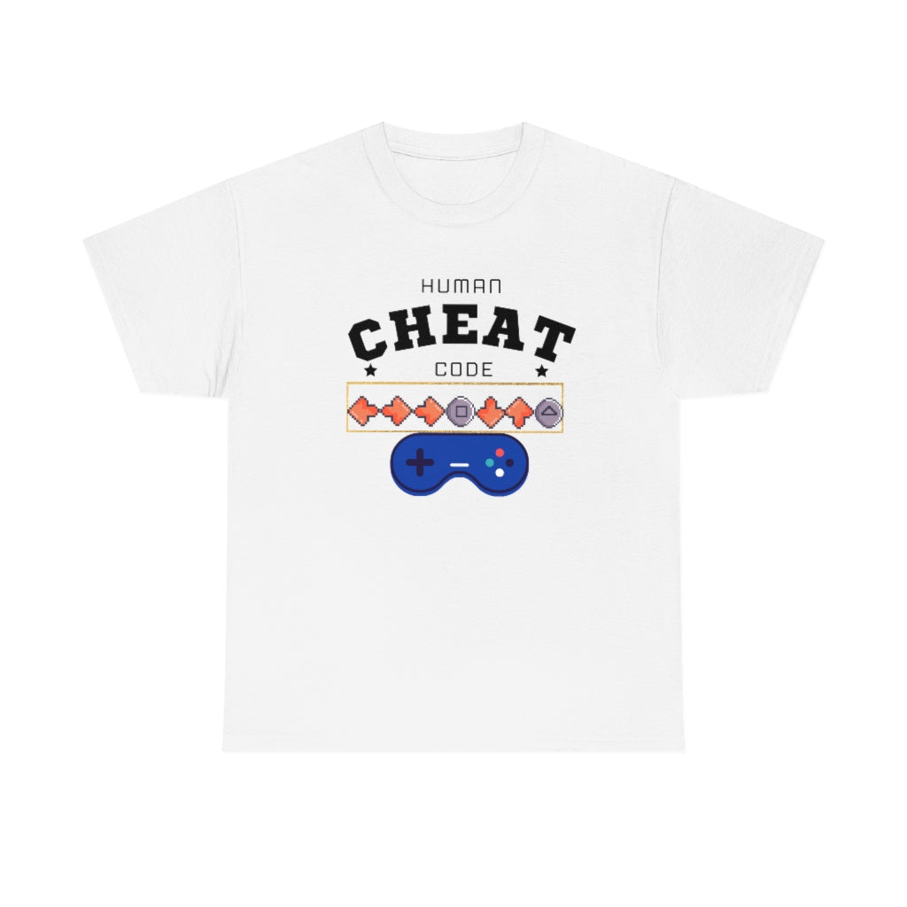 Human Cheat Code Heavy Cotton Tee