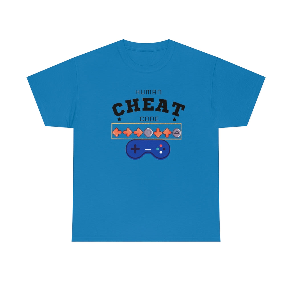 Human Cheat Code Heavy Cotton Tee