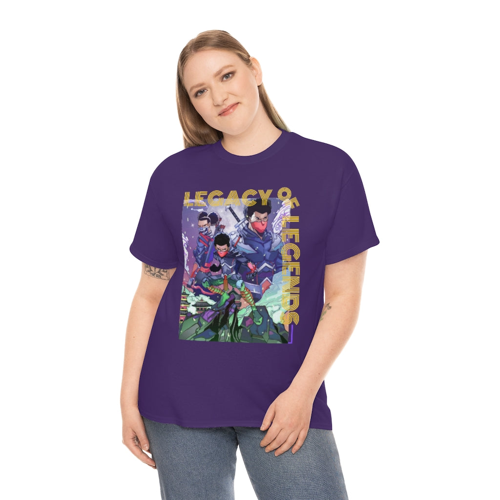 legacy of legends  Heavy Cotton Tee