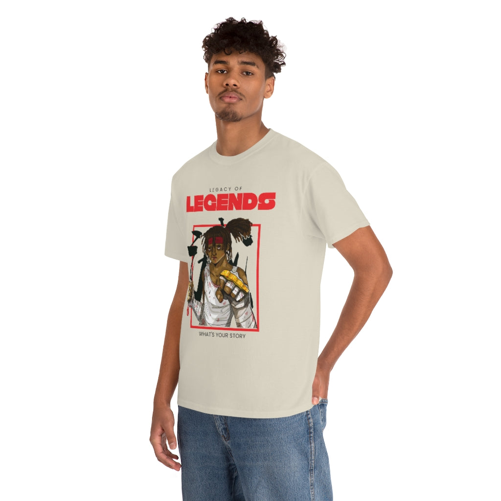 legacy of legends  Heavy Cotton Tee