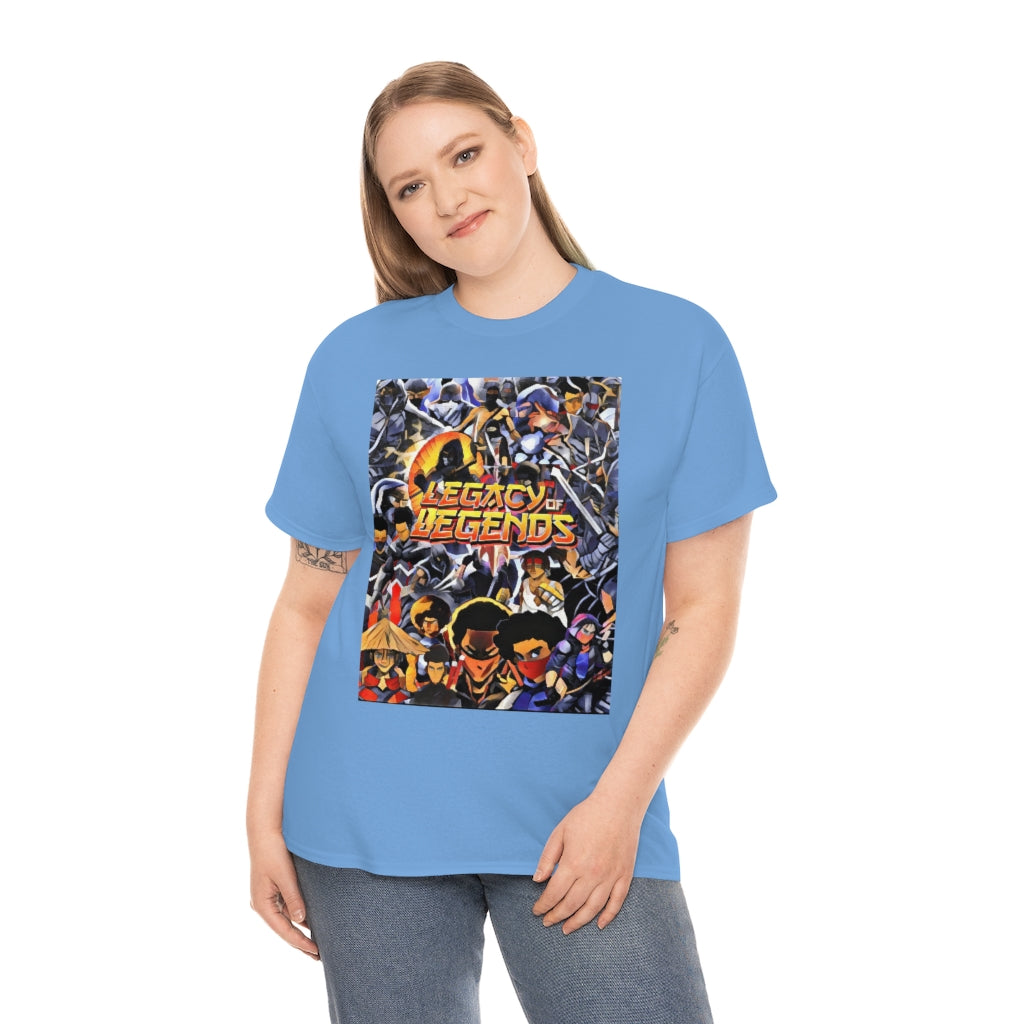 legacy of legends ninjas  Heavy Cotton Tee