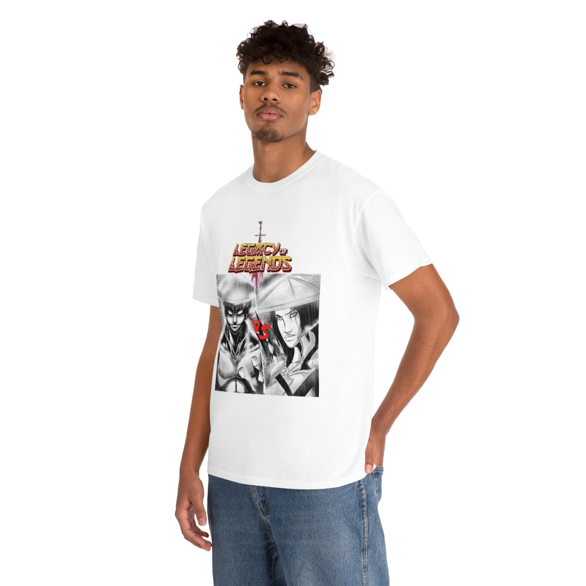 legacy of legends  Heavy Cotton Tee