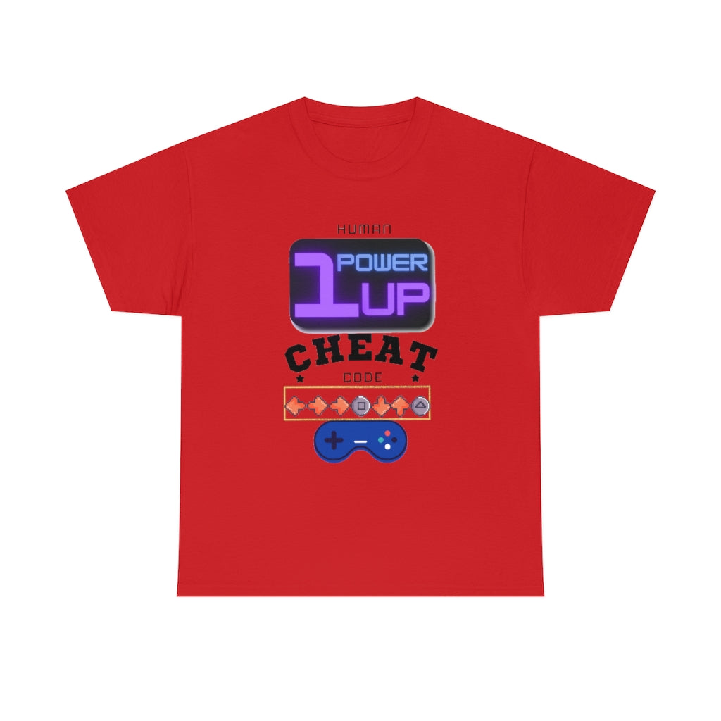 Human cheat code Heavy Cotton Tee