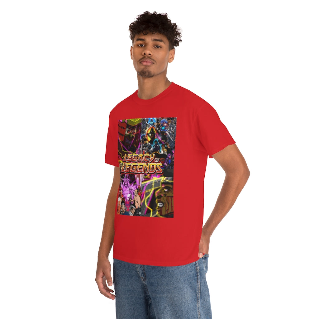 legacy of legends  Heavy Cotton Tee