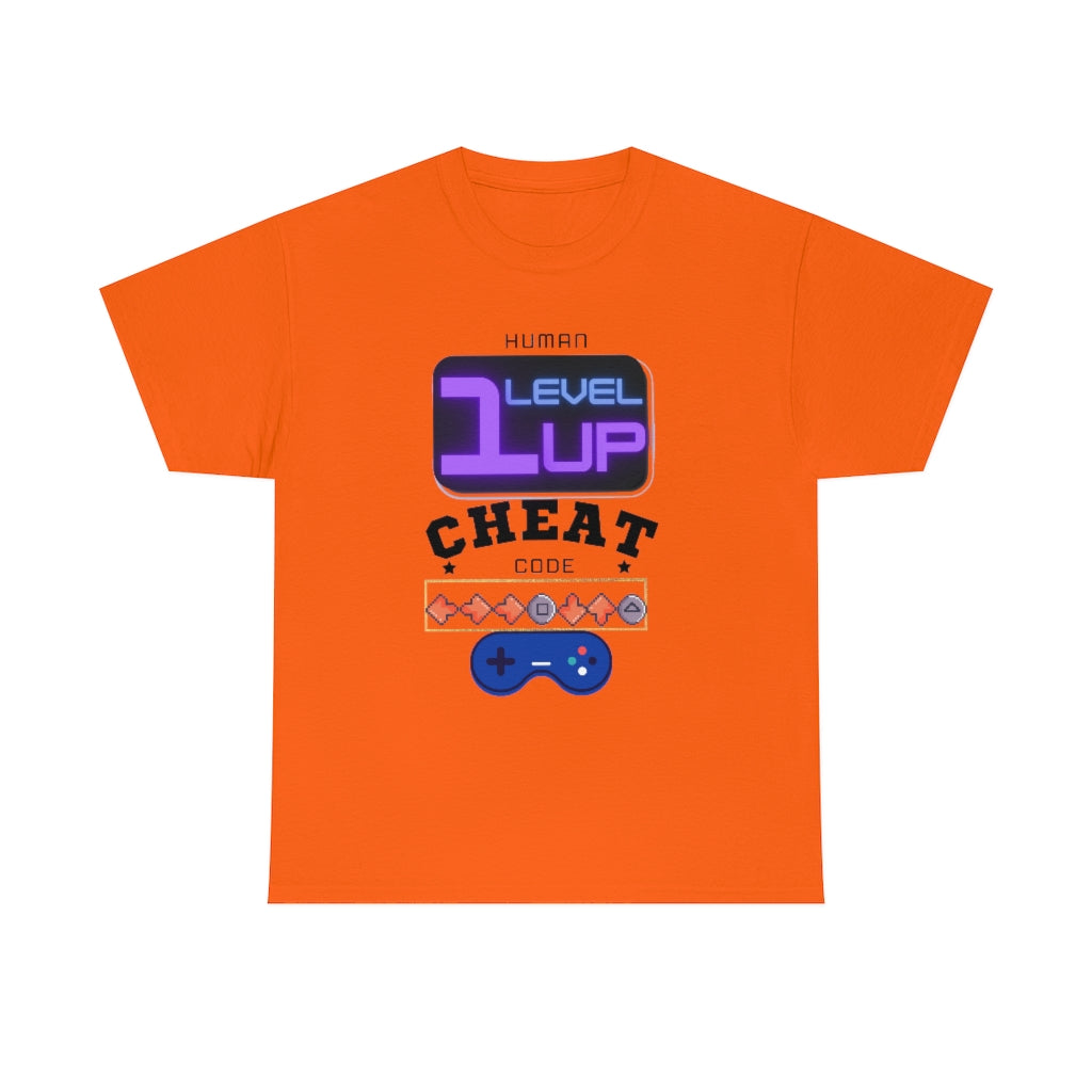 Human Cheat Code Heavy Cotton Tee