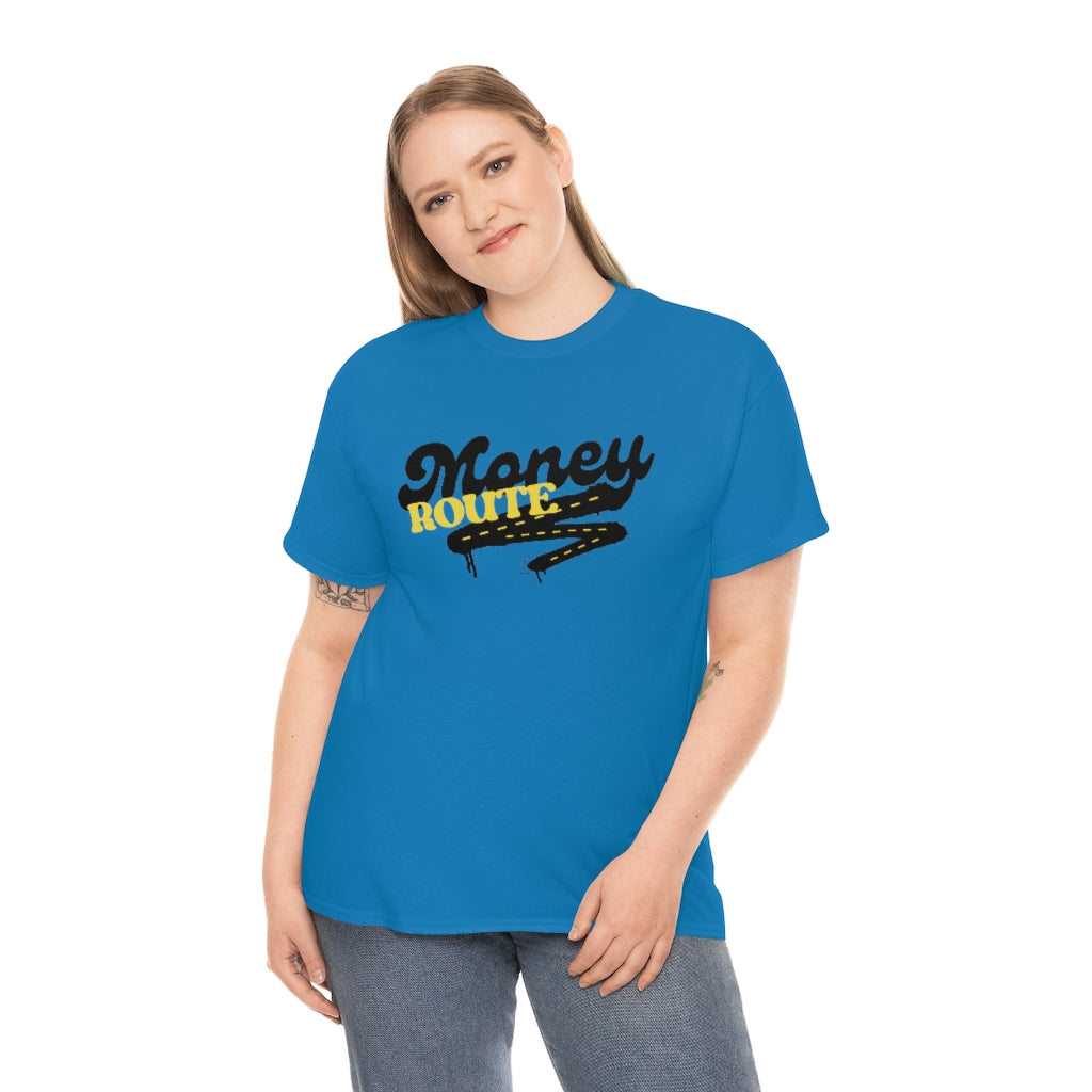 MONEY ROUTE Heavy Cotton Tee