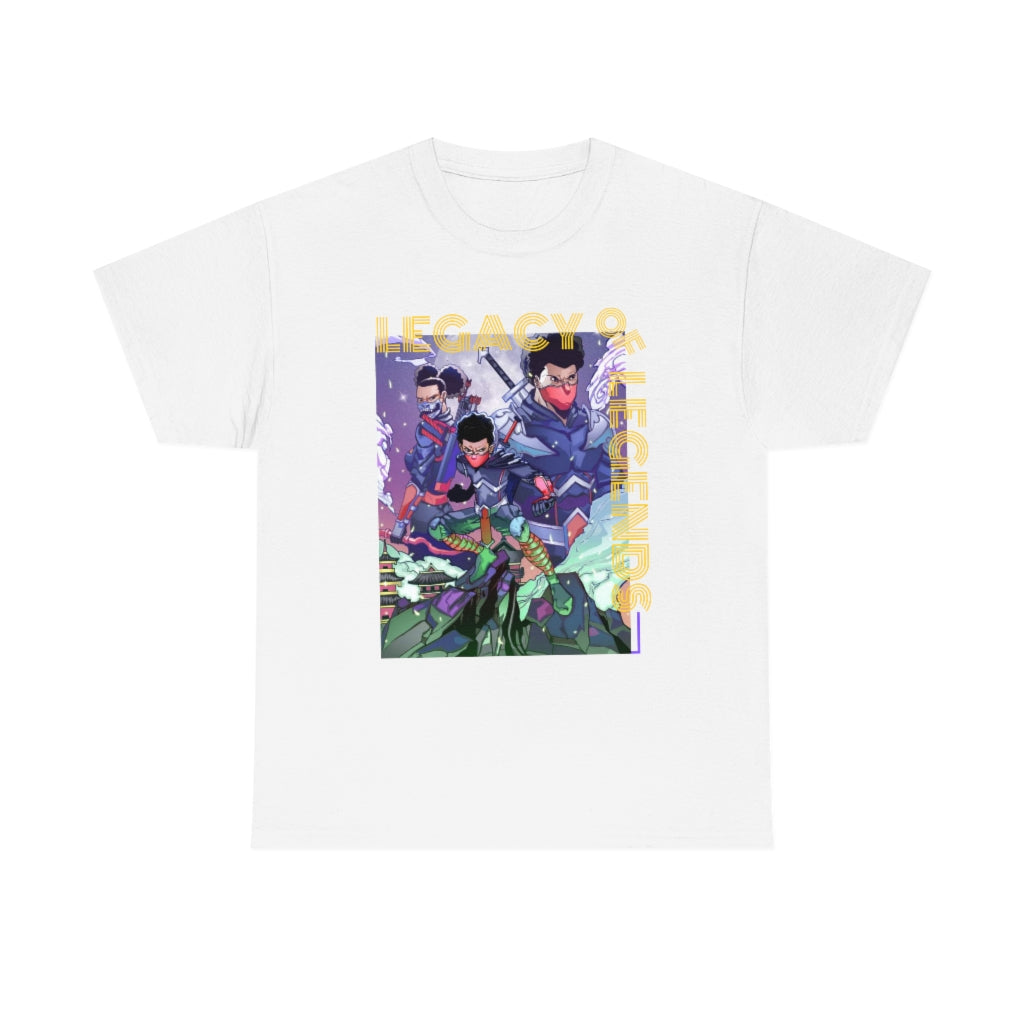 legacy of legends  Heavy Cotton Tee