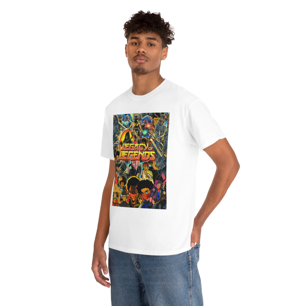 legacy of legends  Heavy Cotton Tee