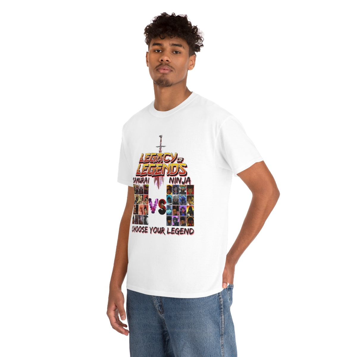 legacy of legends  Heavy Cotton Tee