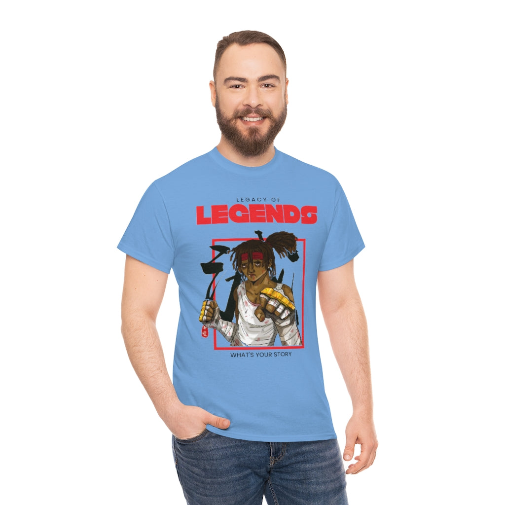 legacy of legends  Heavy Cotton Tee