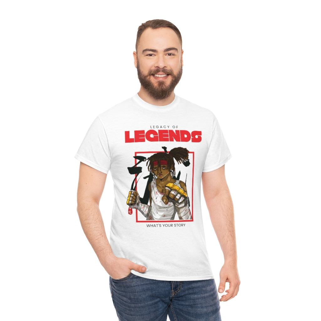 legacy of legends  Heavy Cotton Tee