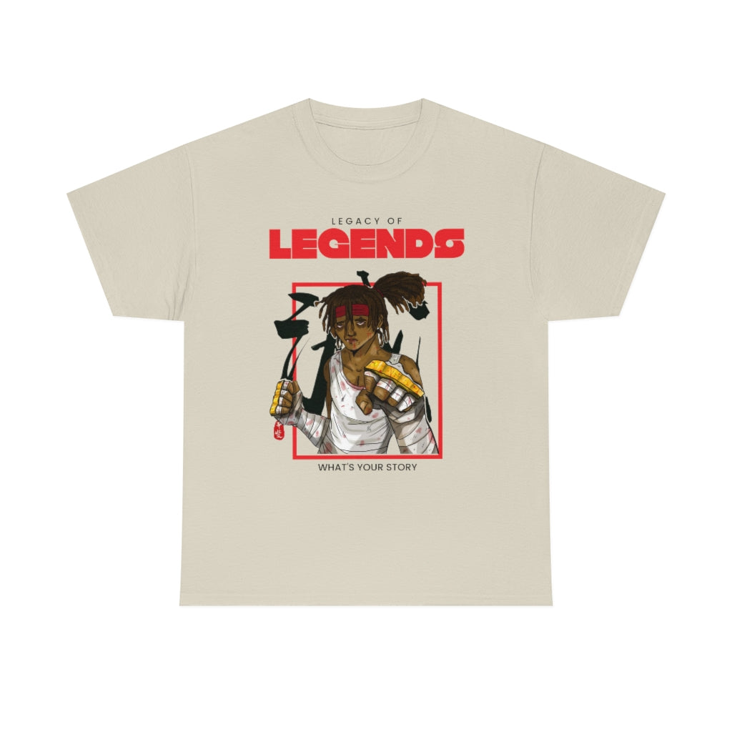 legacy of legends  Heavy Cotton Tee