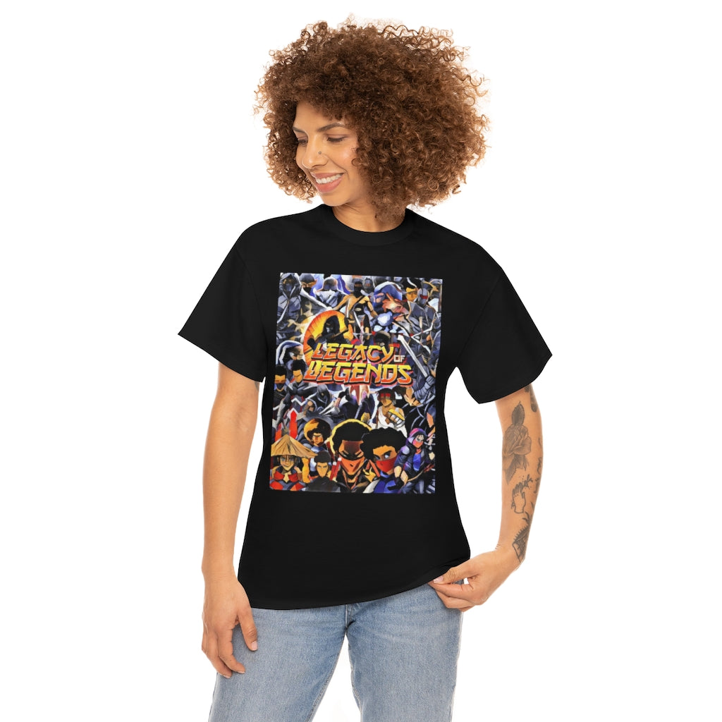 legacy of legends ninjas  Heavy Cotton Tee