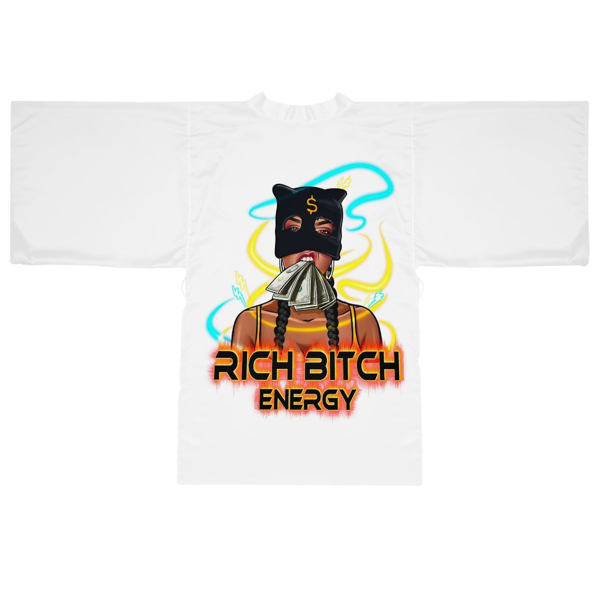 Long Sleeve RICH BITCH ENERGY Robe