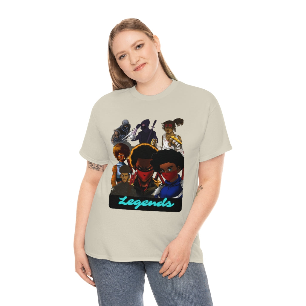 legacy of legends  Heavy Cotton Tee