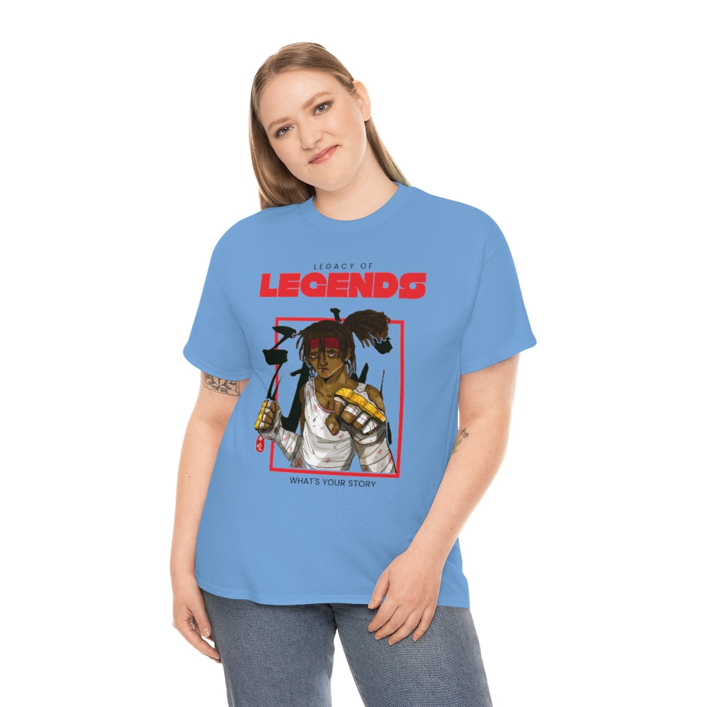 legacy of legends  Heavy Cotton Tee