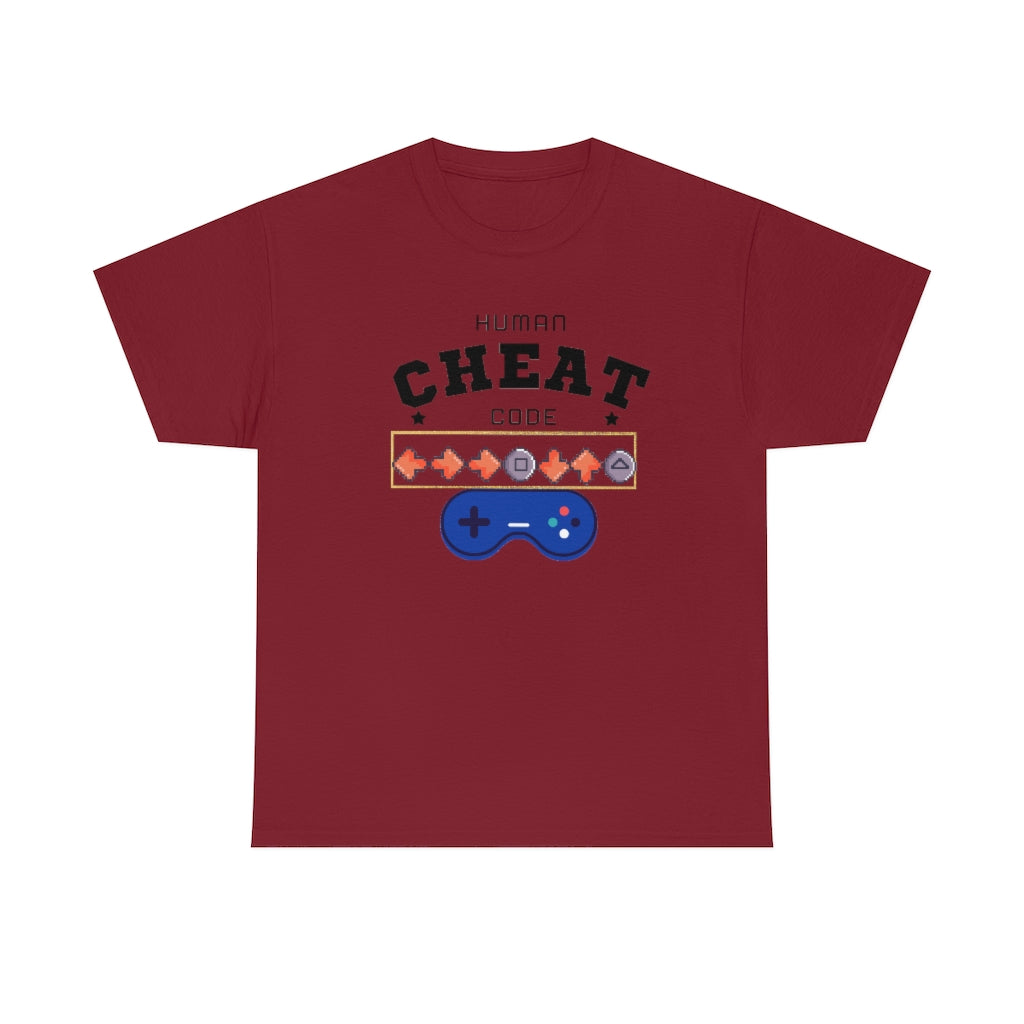 Human Cheat Code Heavy Cotton Tee