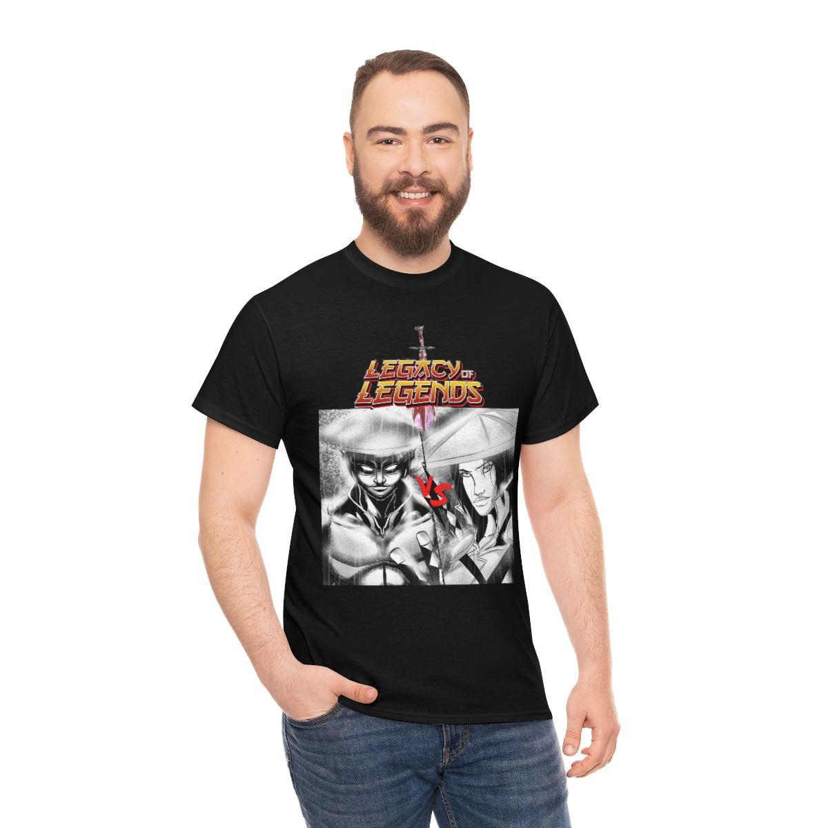 legacy of legends  Heavy Cotton Tee