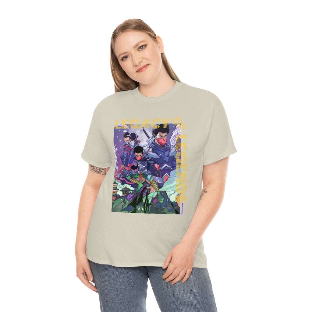 legacy of legends  Heavy Cotton Tee