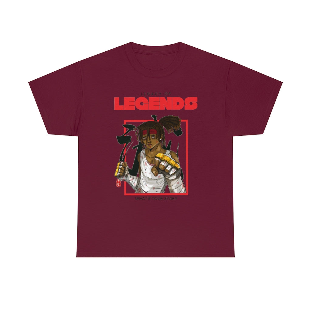 legacy of legends  Heavy Cotton Tee