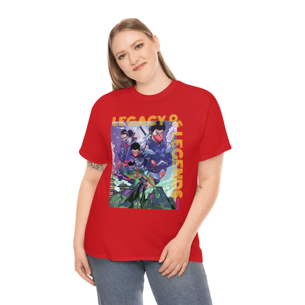 legacy of legends  Heavy Cotton Tee