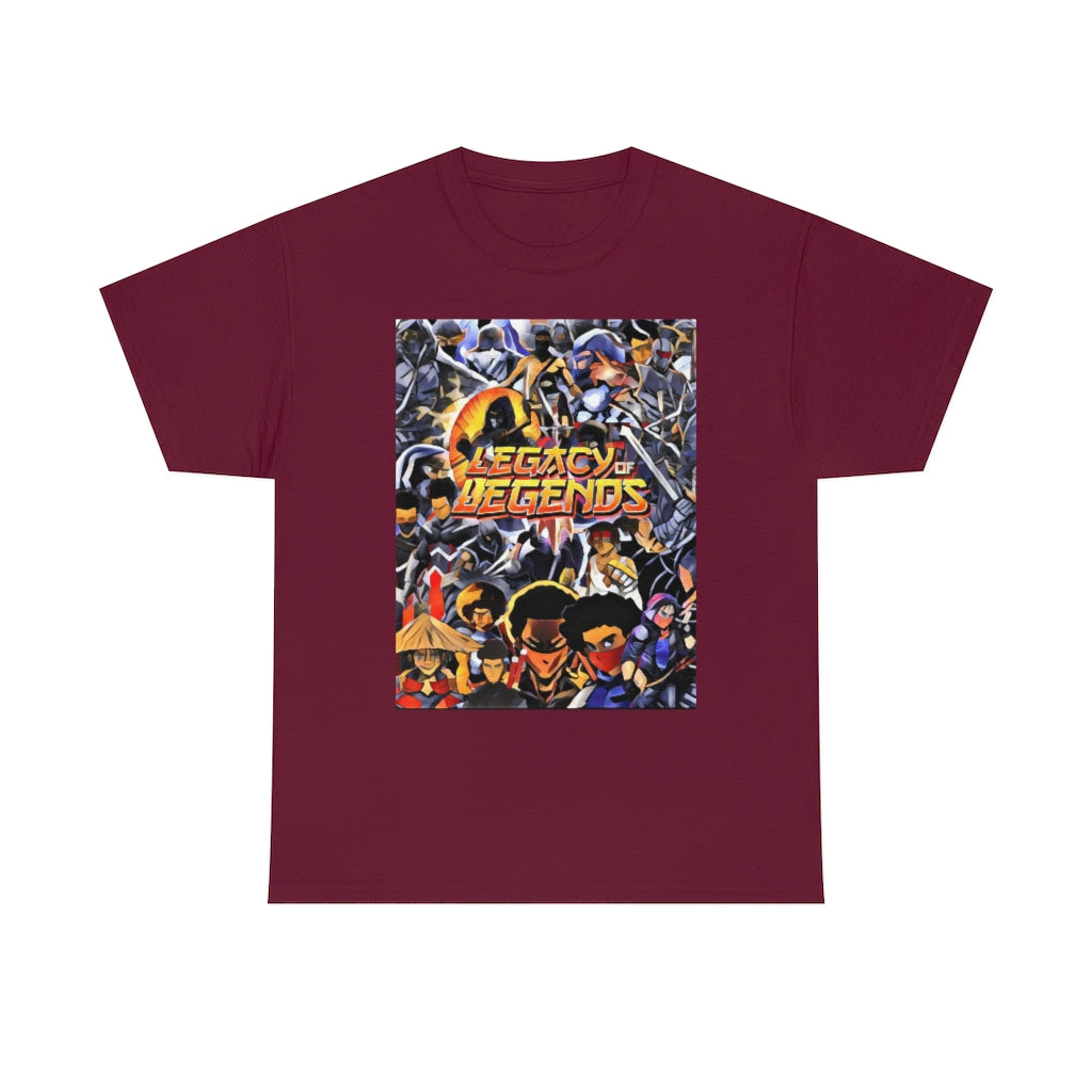 legacy of legends ninjas  Heavy Cotton Tee