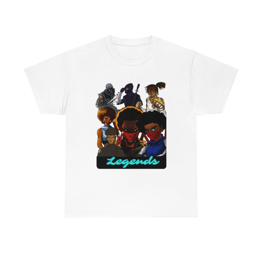 legacy of legends  Heavy Cotton Tee