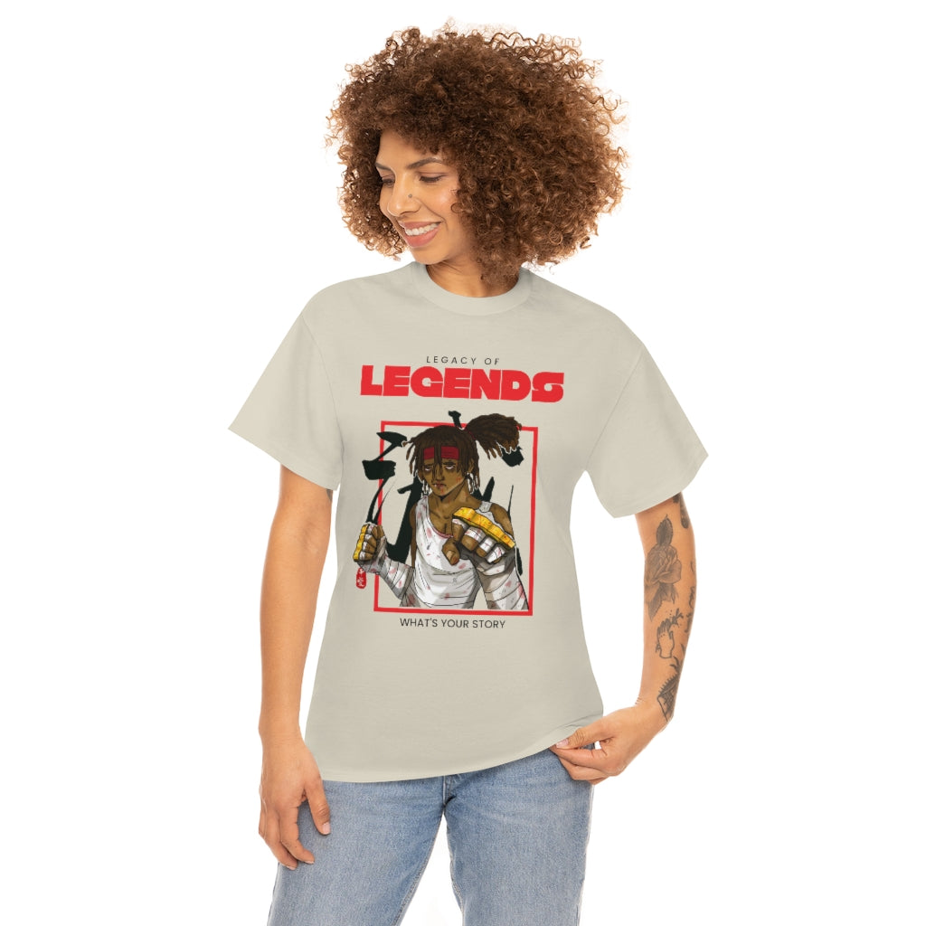 legacy of legends  Heavy Cotton Tee