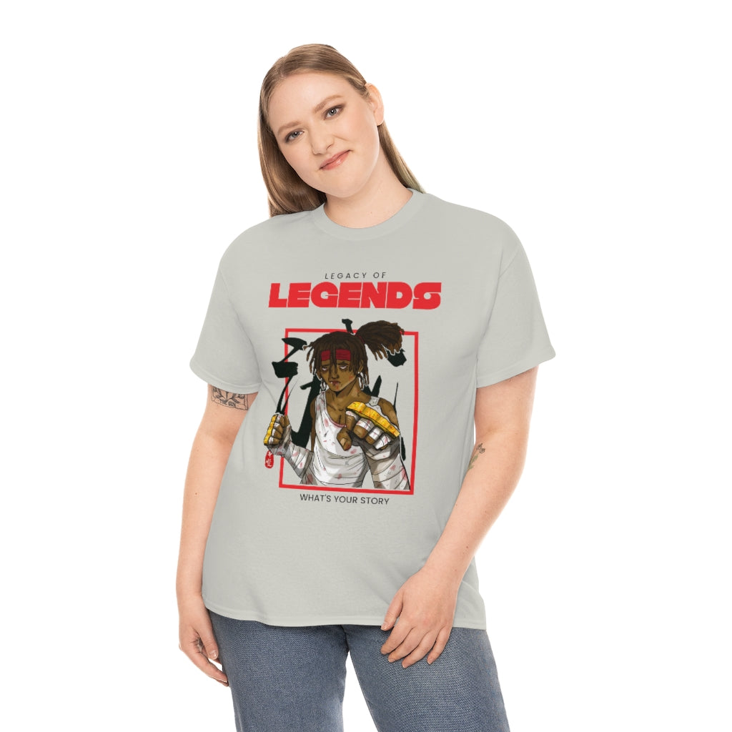 legacy of legends  Heavy Cotton Tee