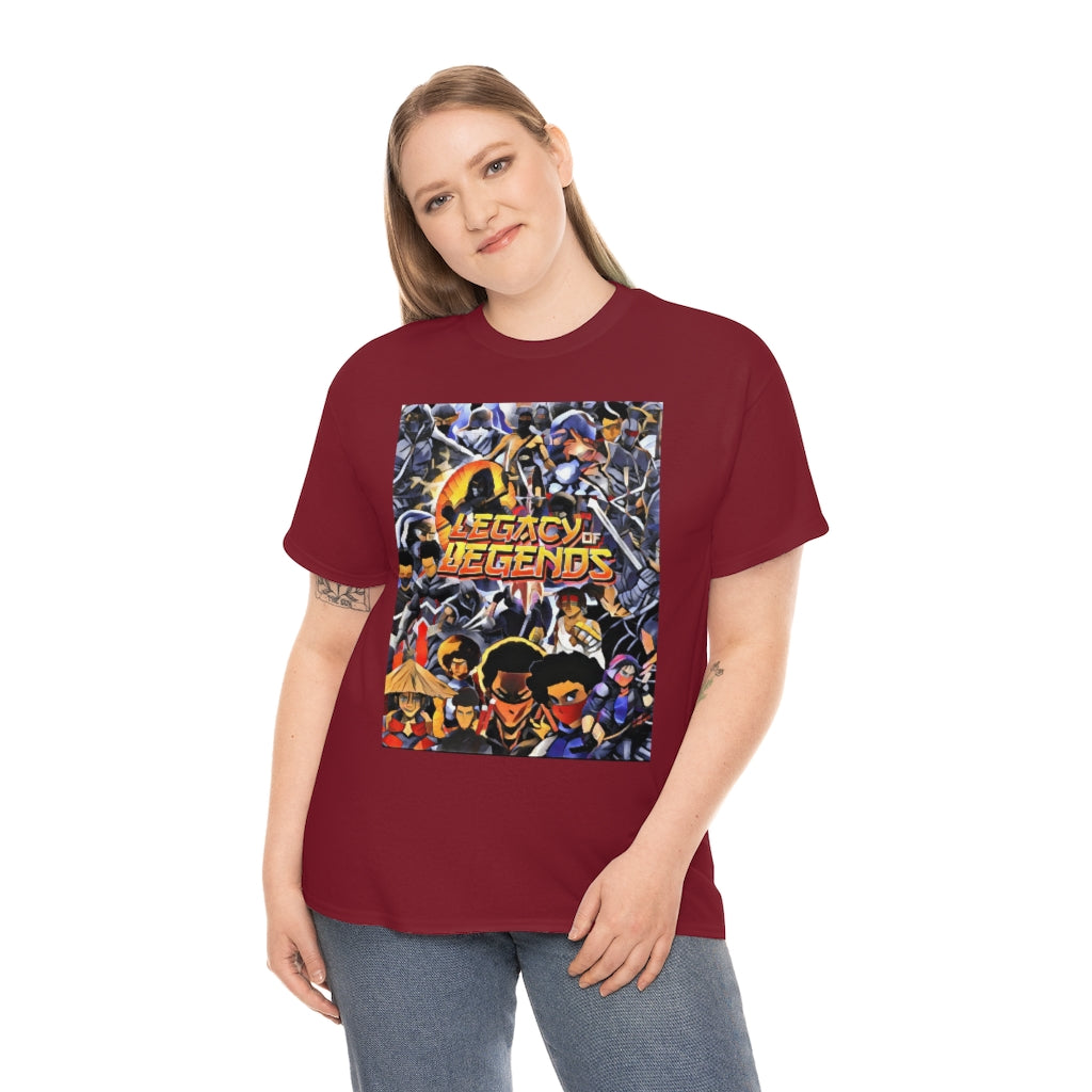 legacy of legends ninjas  Heavy Cotton Tee