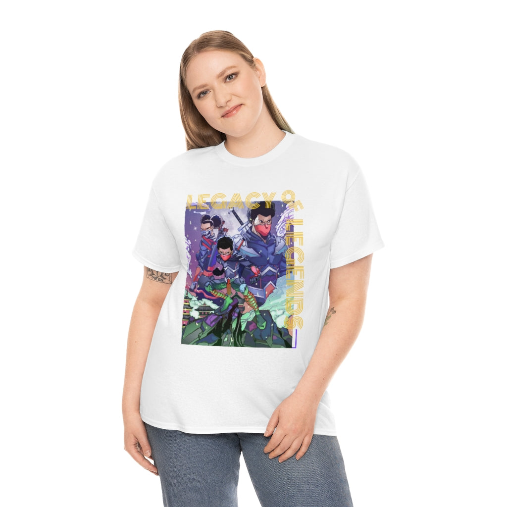 legacy of legends  Heavy Cotton Tee