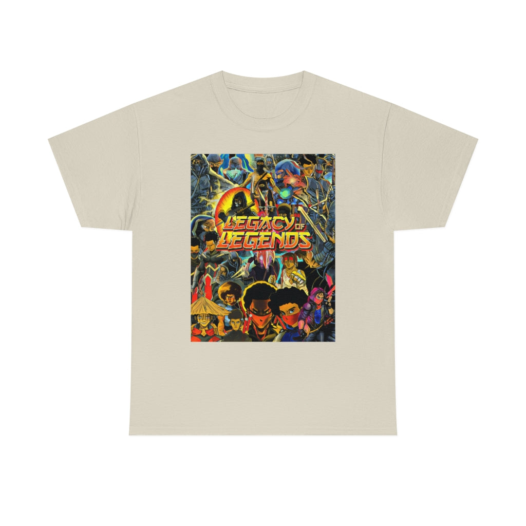 legacy of legends  Heavy Cotton Tee