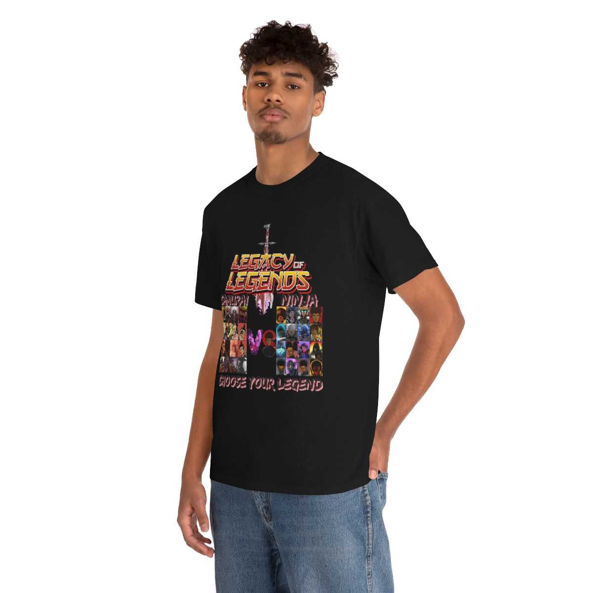 legacy of legends  Heavy Cotton Tee