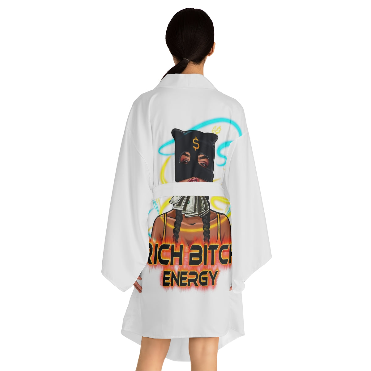 Long Sleeve RICH BITCH ENERGY Robe