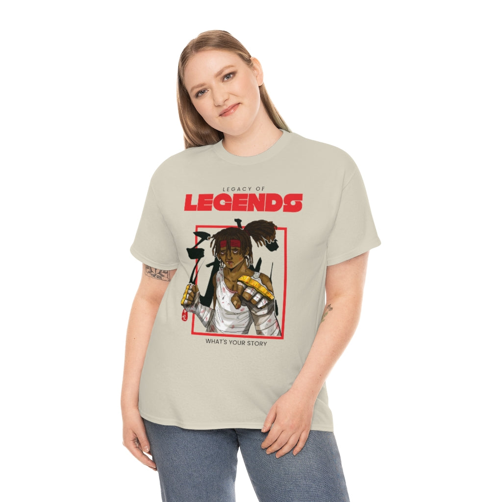 legacy of legends  Heavy Cotton Tee