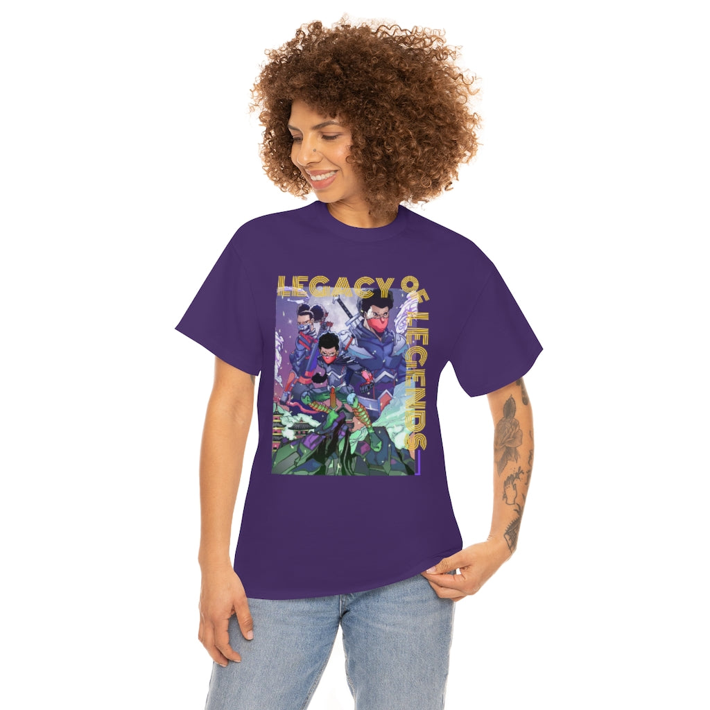 legacy of legends  Heavy Cotton Tee