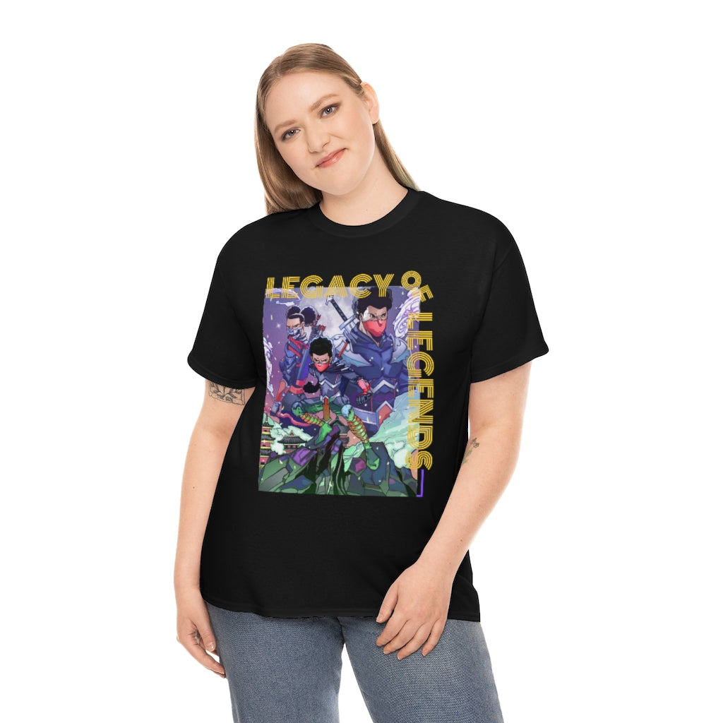 legacy of legends  Heavy Cotton Tee