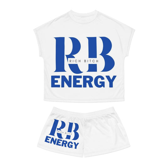 Women's Short Pajama Set (AOP)RICH BITCH ENERGY