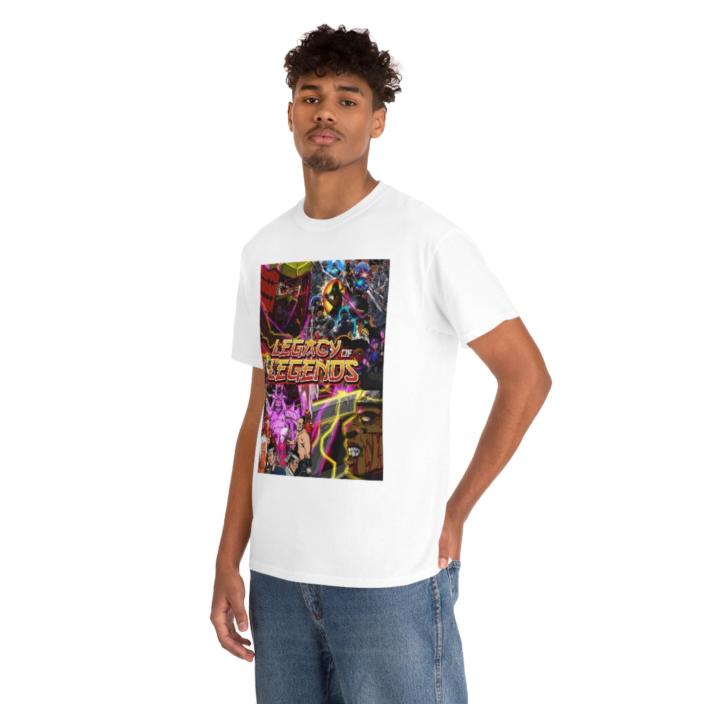 legacy of legends  Heavy Cotton Tee