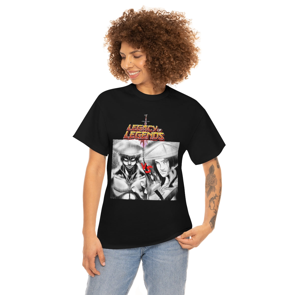 legacy of legends  Heavy Cotton Tee