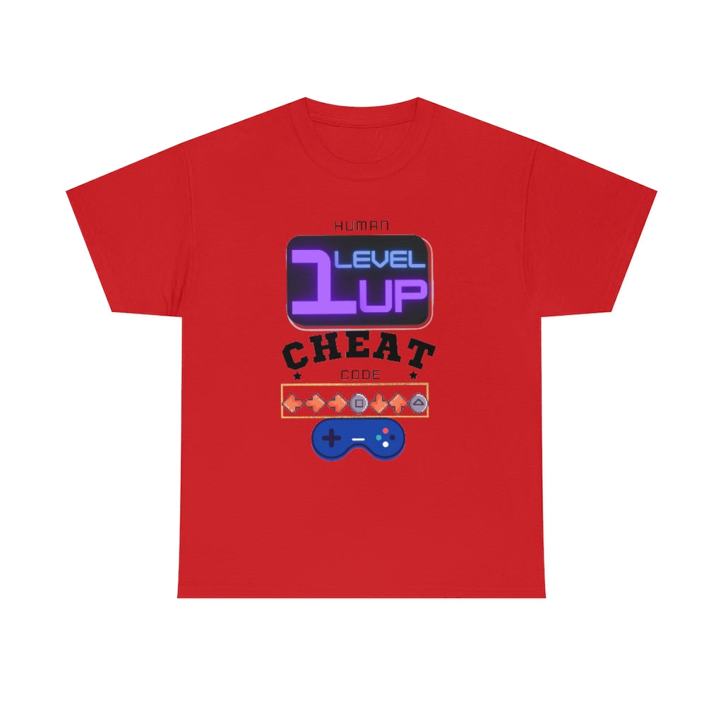 Human Cheat Code Heavy Cotton Tee