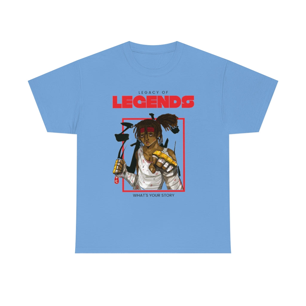 legacy of legends  Heavy Cotton Tee